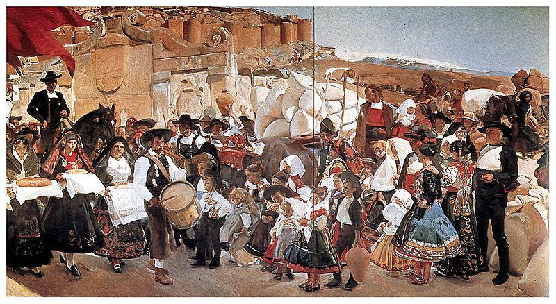 Joaquin Sorolla Y Bastida Castilla o La fiesta del pan